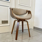 Mid-Century Curved Dining Armchair