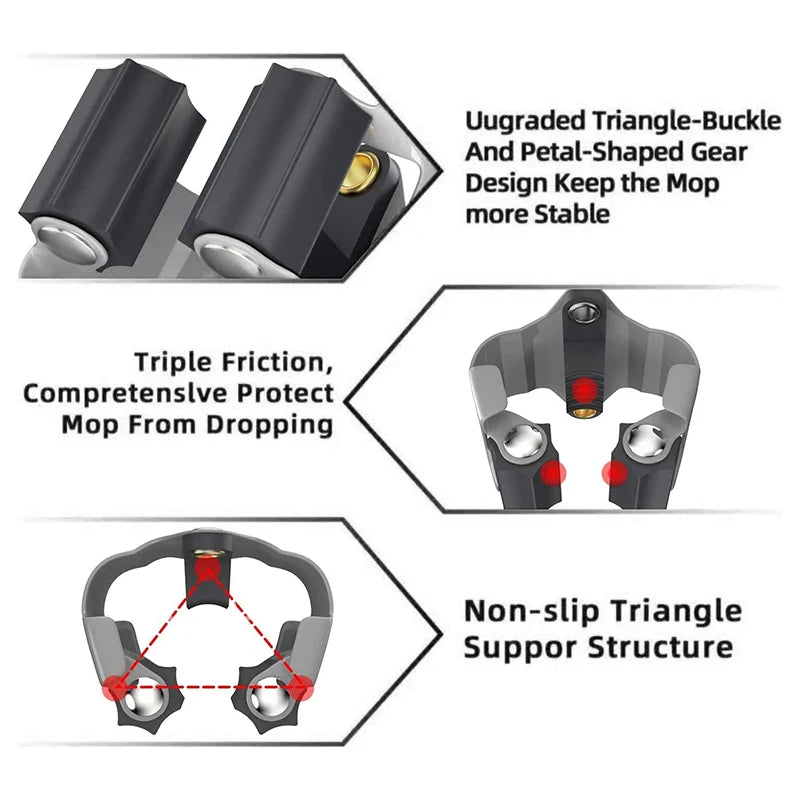 Wall Mounted Mop Broom Holder