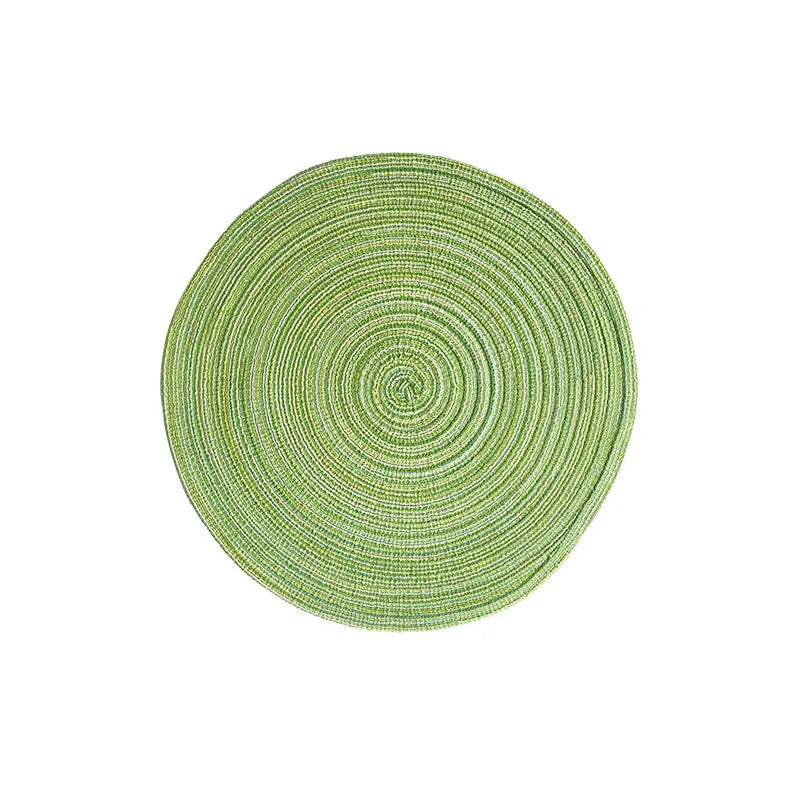 Nordic Cotton Yarn Round Placemats