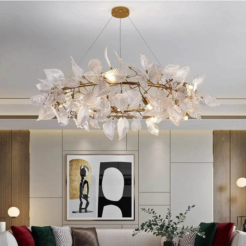 Luxury Ginkgo LED Chandelier