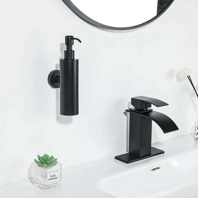 Glass Wall Mounted Soap Dispenser