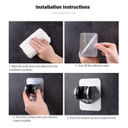 Adjustable Adhesive Shower Holder