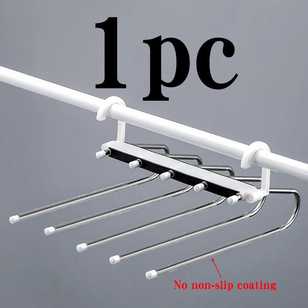 Space-Saving 5-Tier Pants Hanger