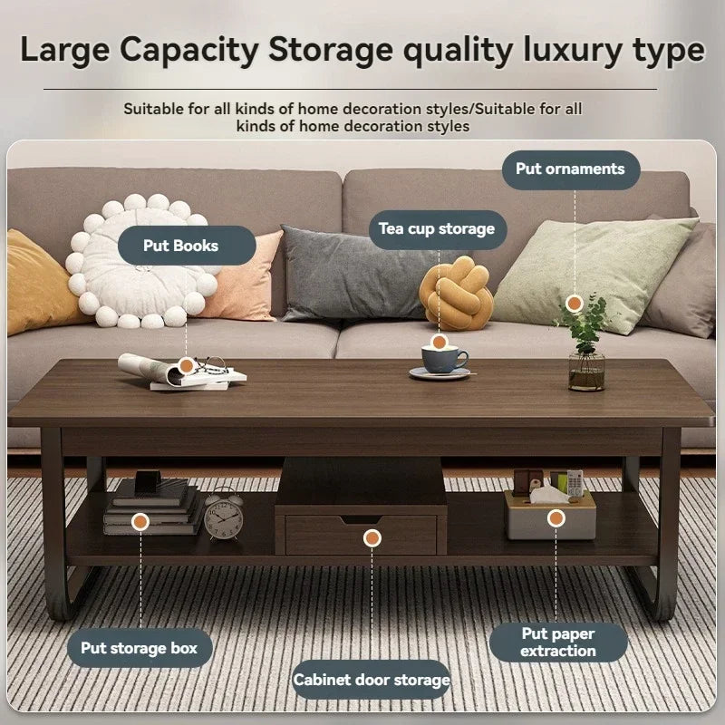Minimalist Rectangular Coffee Table