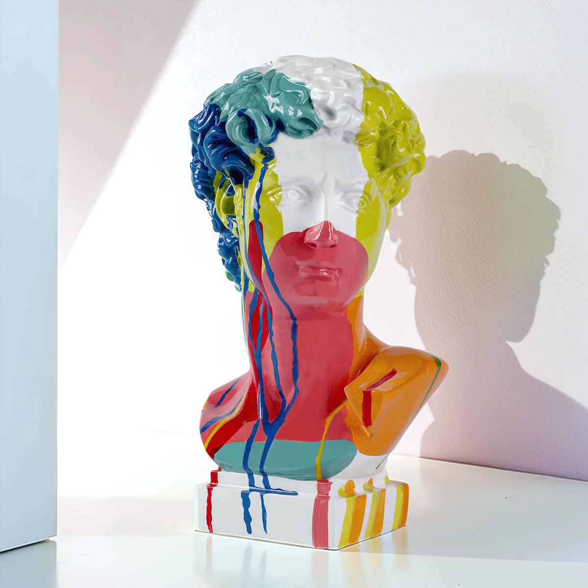 European David Head Resin Bust Sculpture