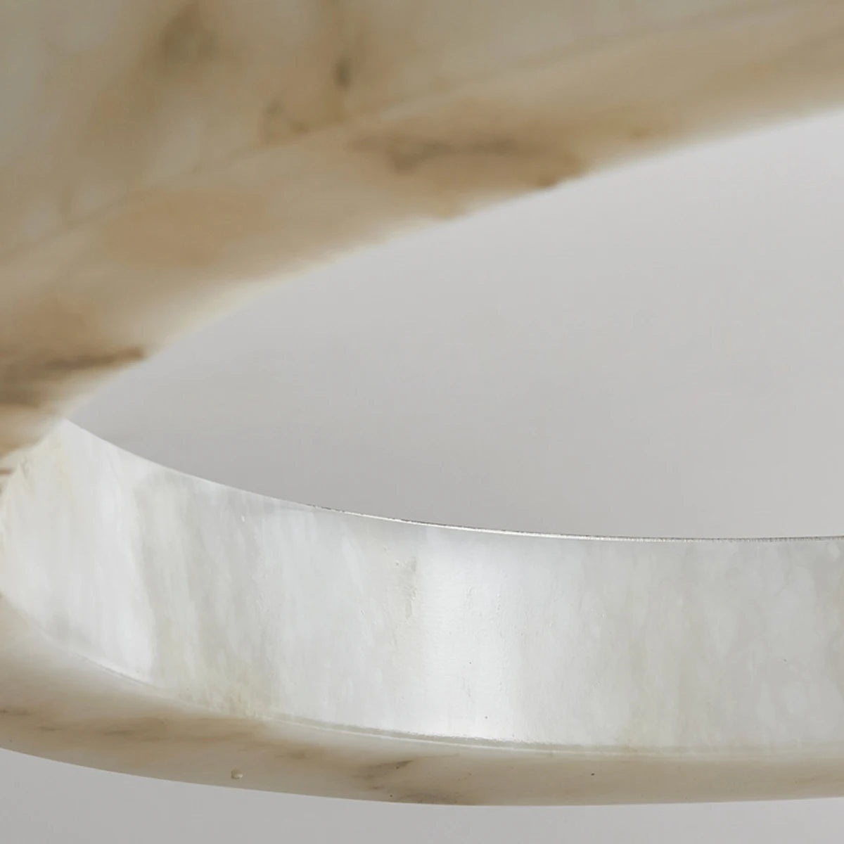 Modern Faux Marble Round Pendant