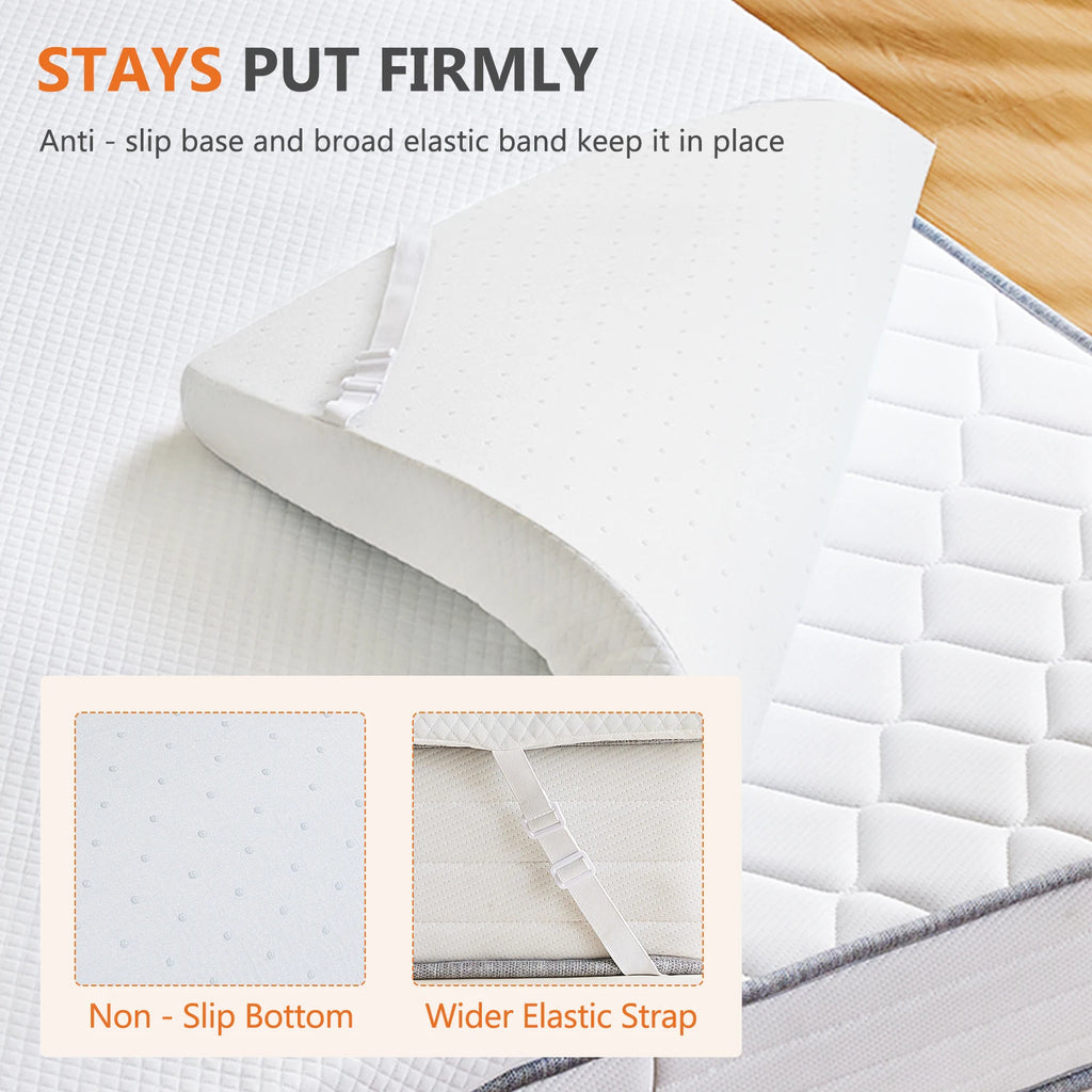 Gel Memory Foam Mattress Topper