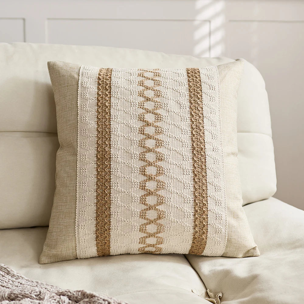 Boho Chic Macrame Pillowcase