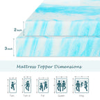 Gel Cooling Memory Foam Topper