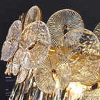 Luxury Crystal Lotus Pendant Light