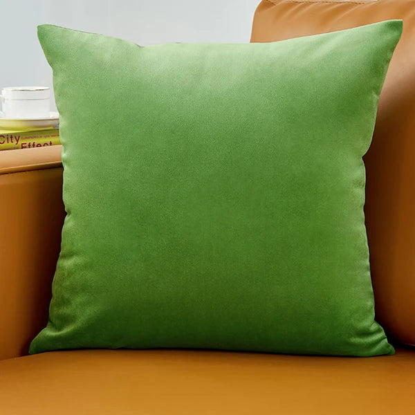 Plush Velvet Sofa Cushion Cover
