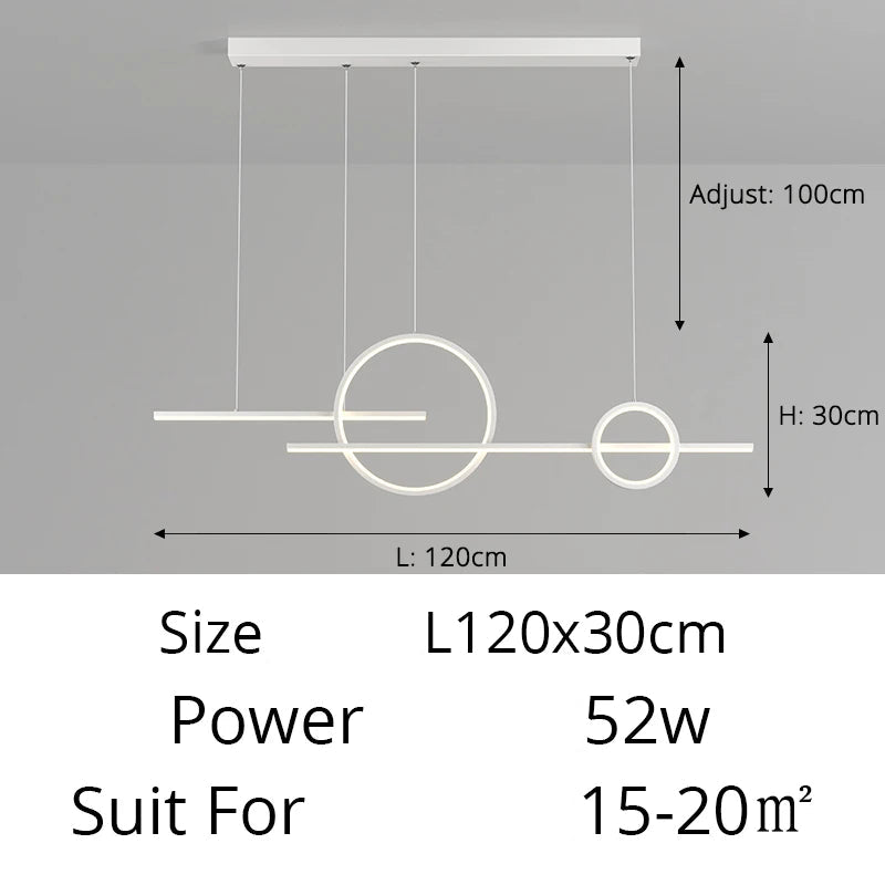 Modern Aluminum Pendant Light