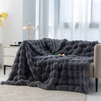 Luxury Rabbit Plush Winter Blanket