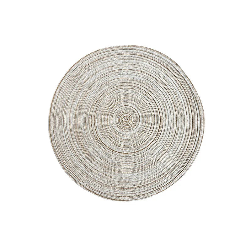 Nordic Cotton Yarn Round Placemats
