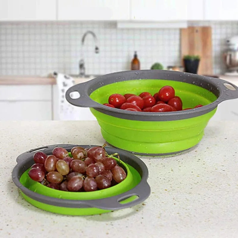 Foldable Kitchen Drain Basket Strainer