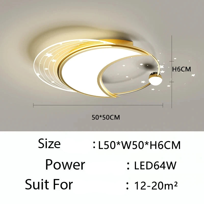 Modern LED Ceiling Lamp Dimmable