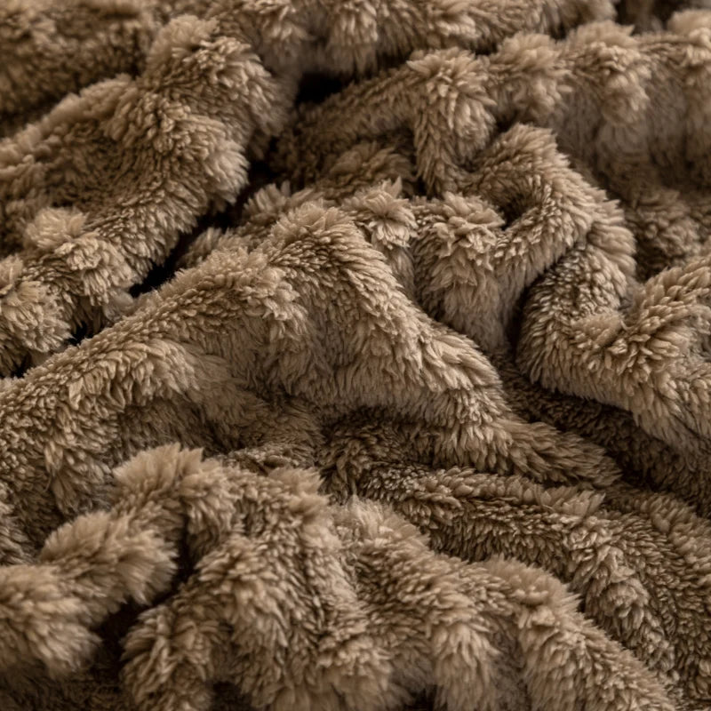 Soft Plush Blanket for Winter
