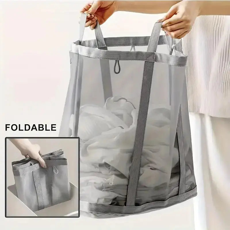 Breathable Mesh Laundry Storage Basket