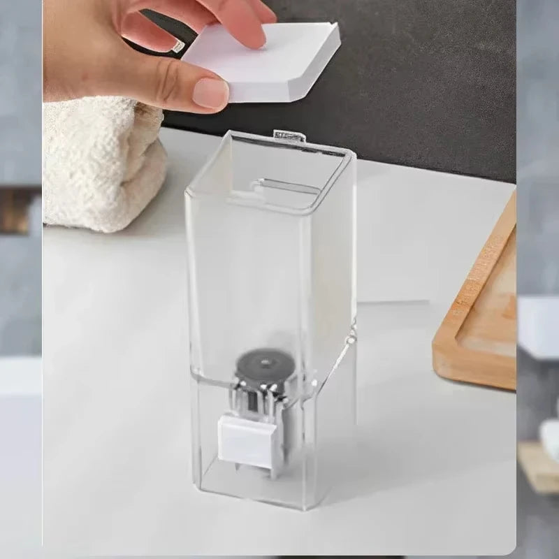 Transparent Wall-Mounted Soap Dispenser