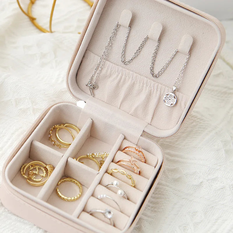 Elegant Travel Jewelry Storage Box