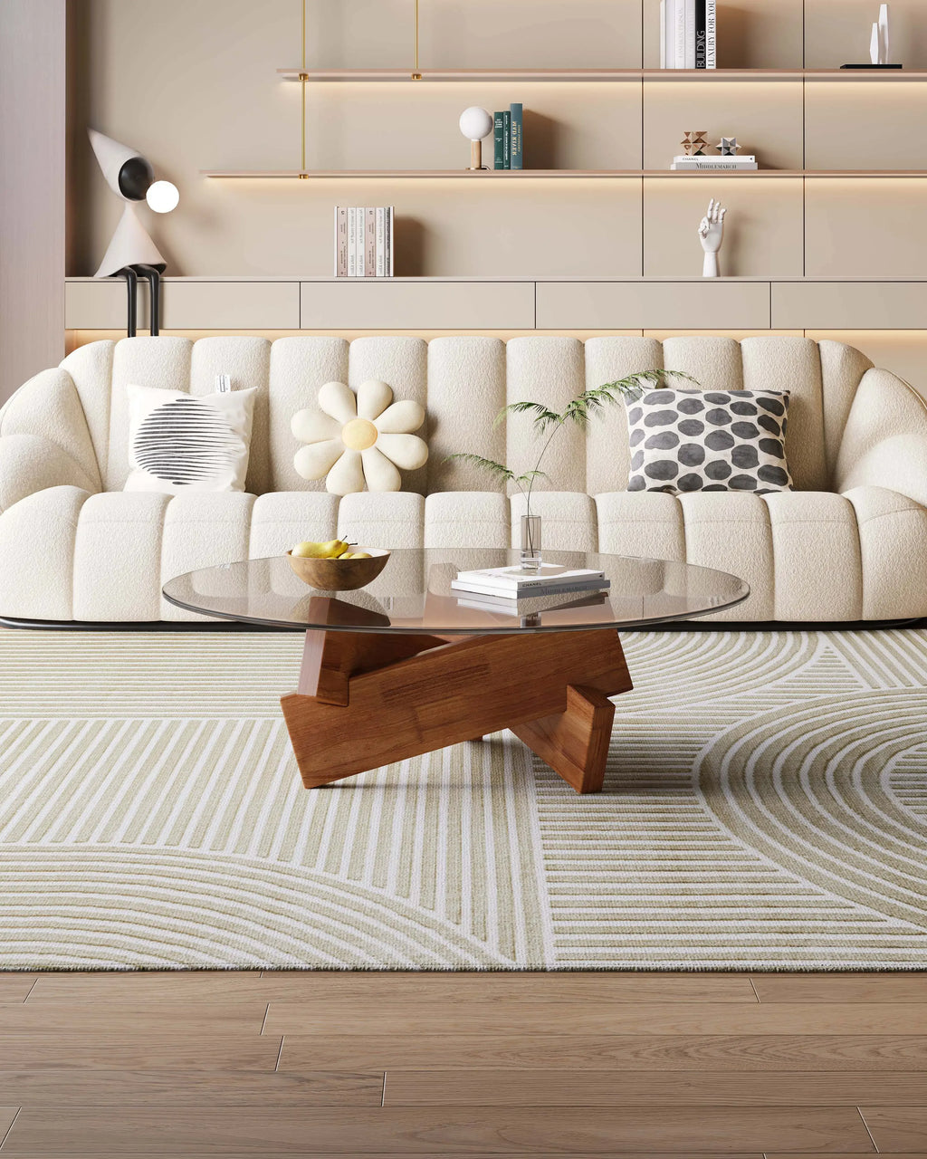 Modern Bear Marble Coffee Table