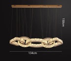 Luxury Crystal Linear Chandelier
