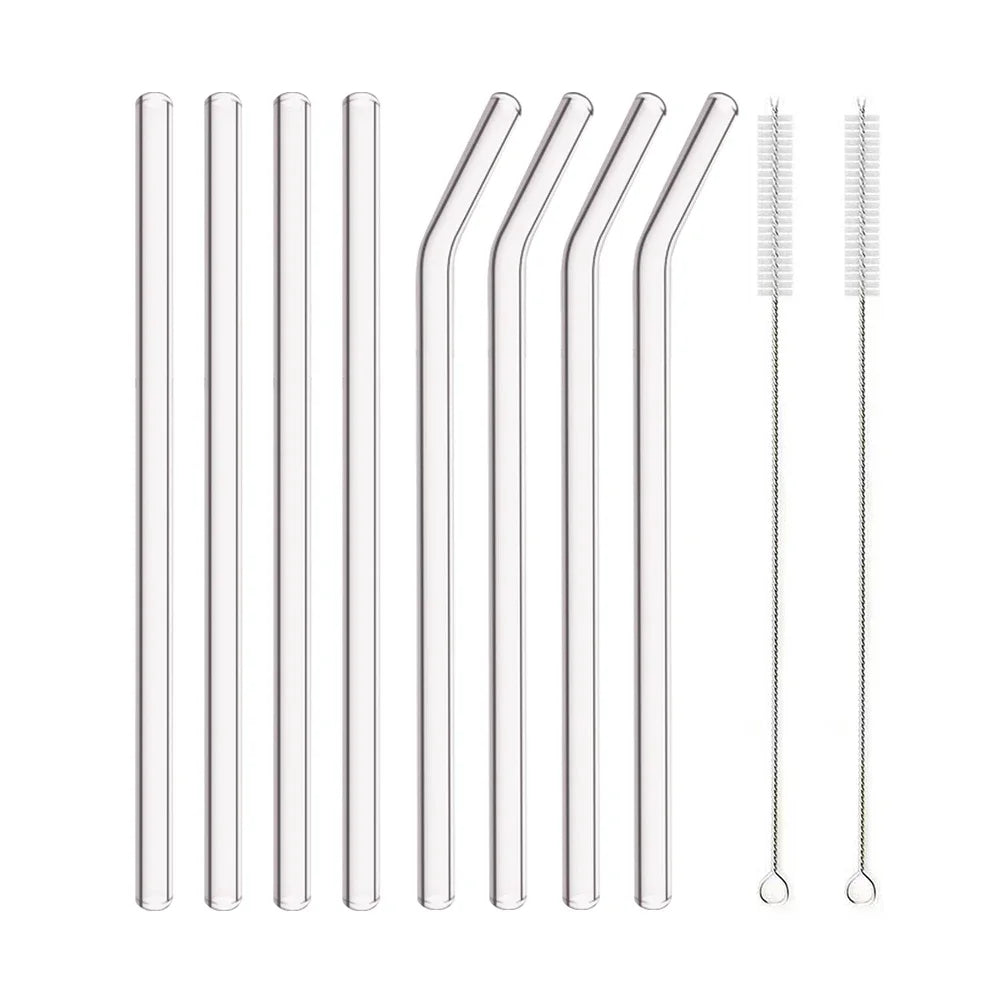 Premium 8mm Borosilicate Bubble Straws