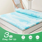 Gel Cooling Memory Foam Topper