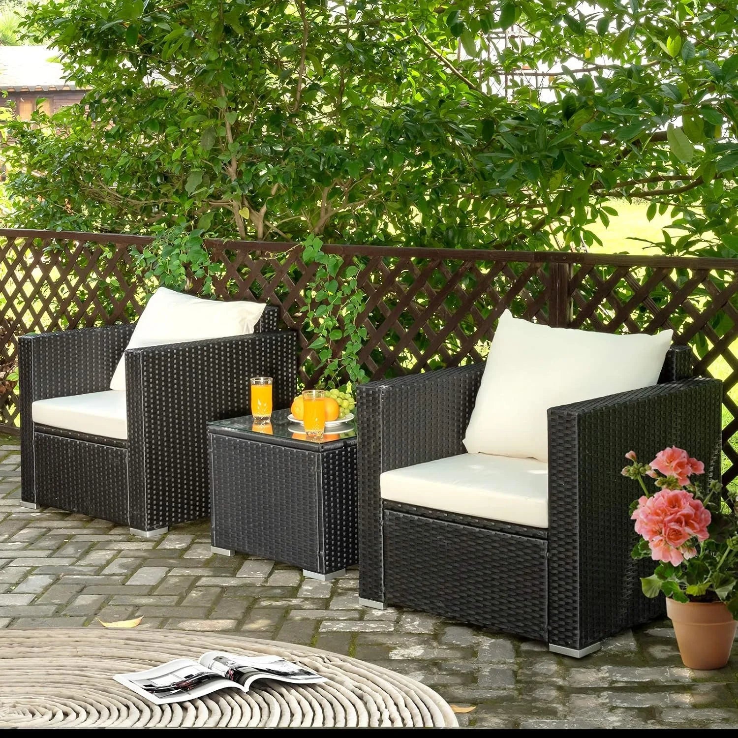 Premium Rattan Patio Set