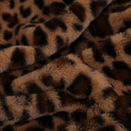 Plush Leopard Print Throw Blanket