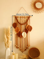 Leaf Macrame Wall Tapestry Decor