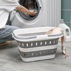Space-Saving Collapsible Laundry Basket