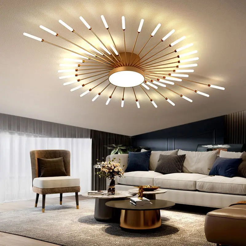 Fan-Shaped LED Ceiling Lamp