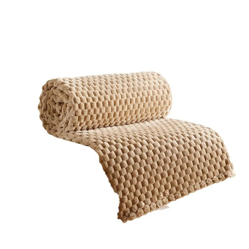 Ultra Soft Coral Fleece Throw