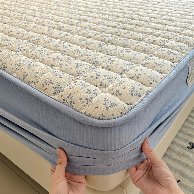 Waterproof Anti-Mite Fitted Mattress Protector