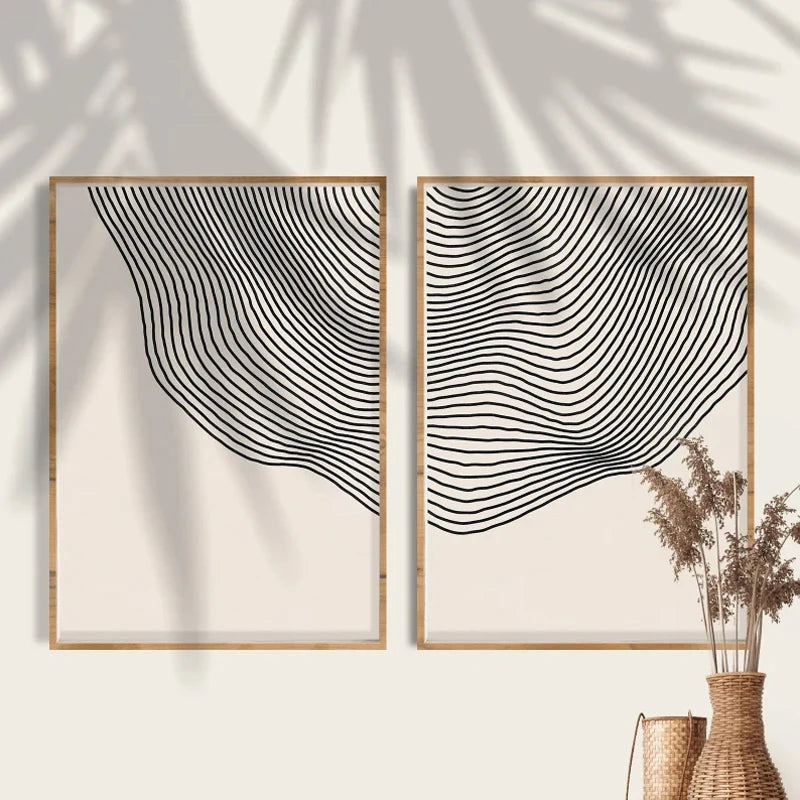 Abstract Minimalist Canvas Wall Art