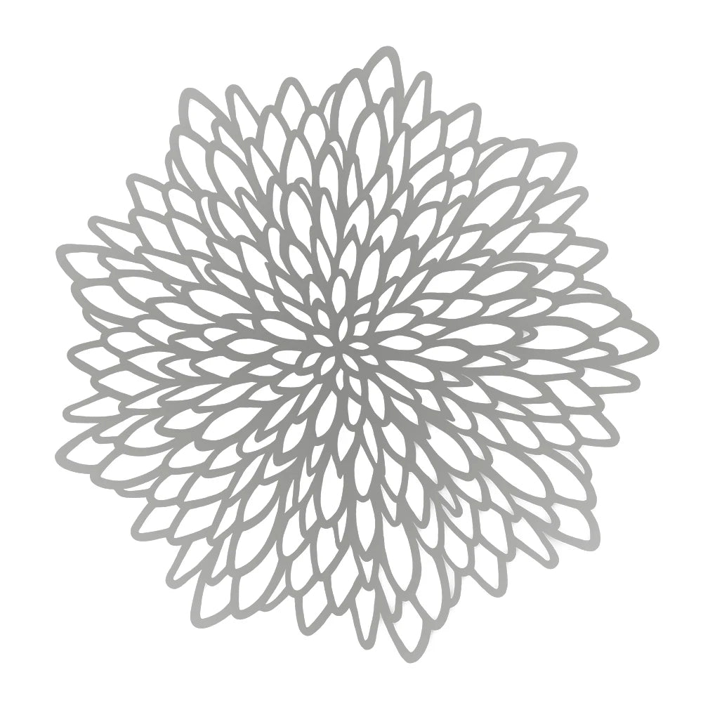 Gold Round PVC Table Placemats