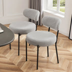 Ergonomic Round Dining Chairs Set