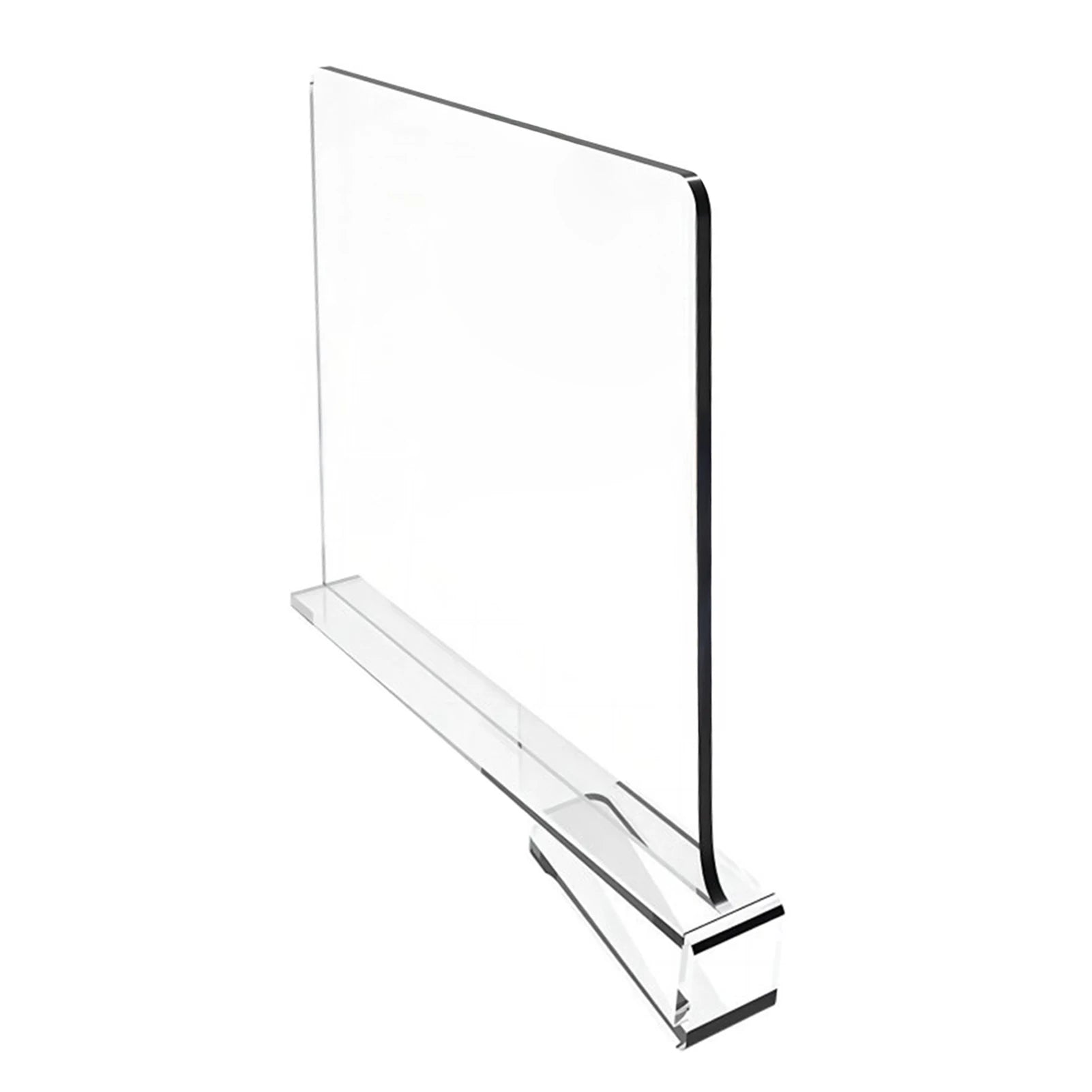 No-Drill Clear Acrylic Shelf Dividers