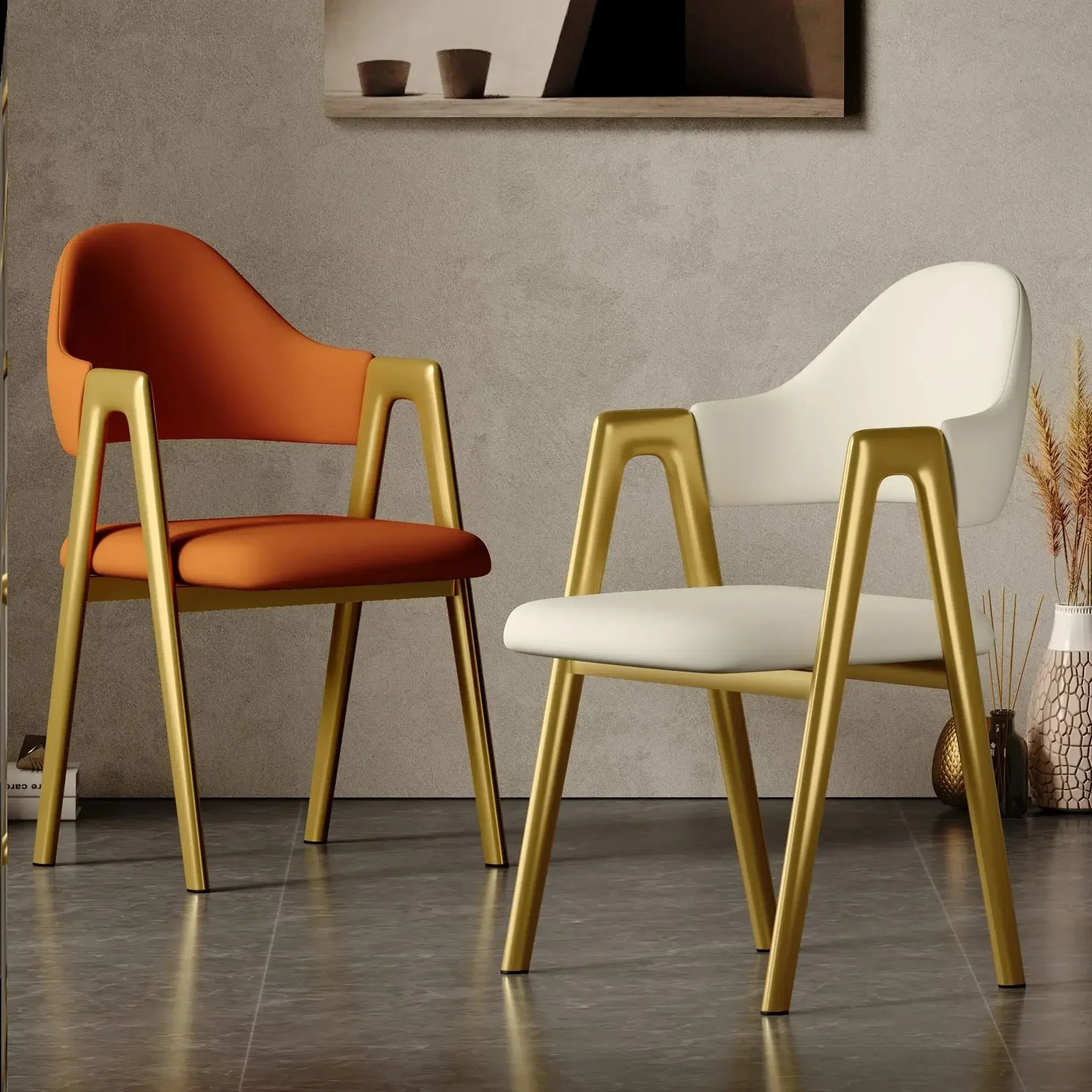 Mid Century Modern Metal Armchair