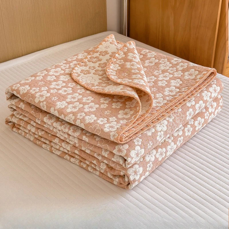 Cotton Gauze Summer Quilt Blanket
