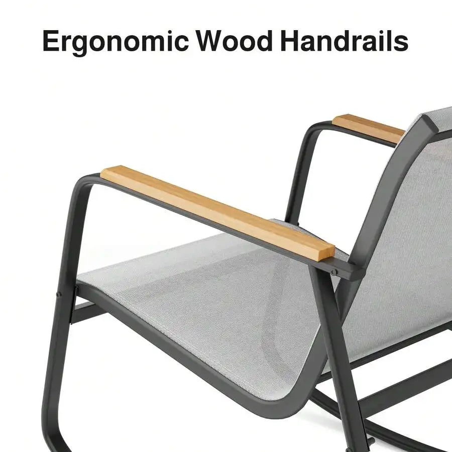 Textilene Rocking Bistro Set