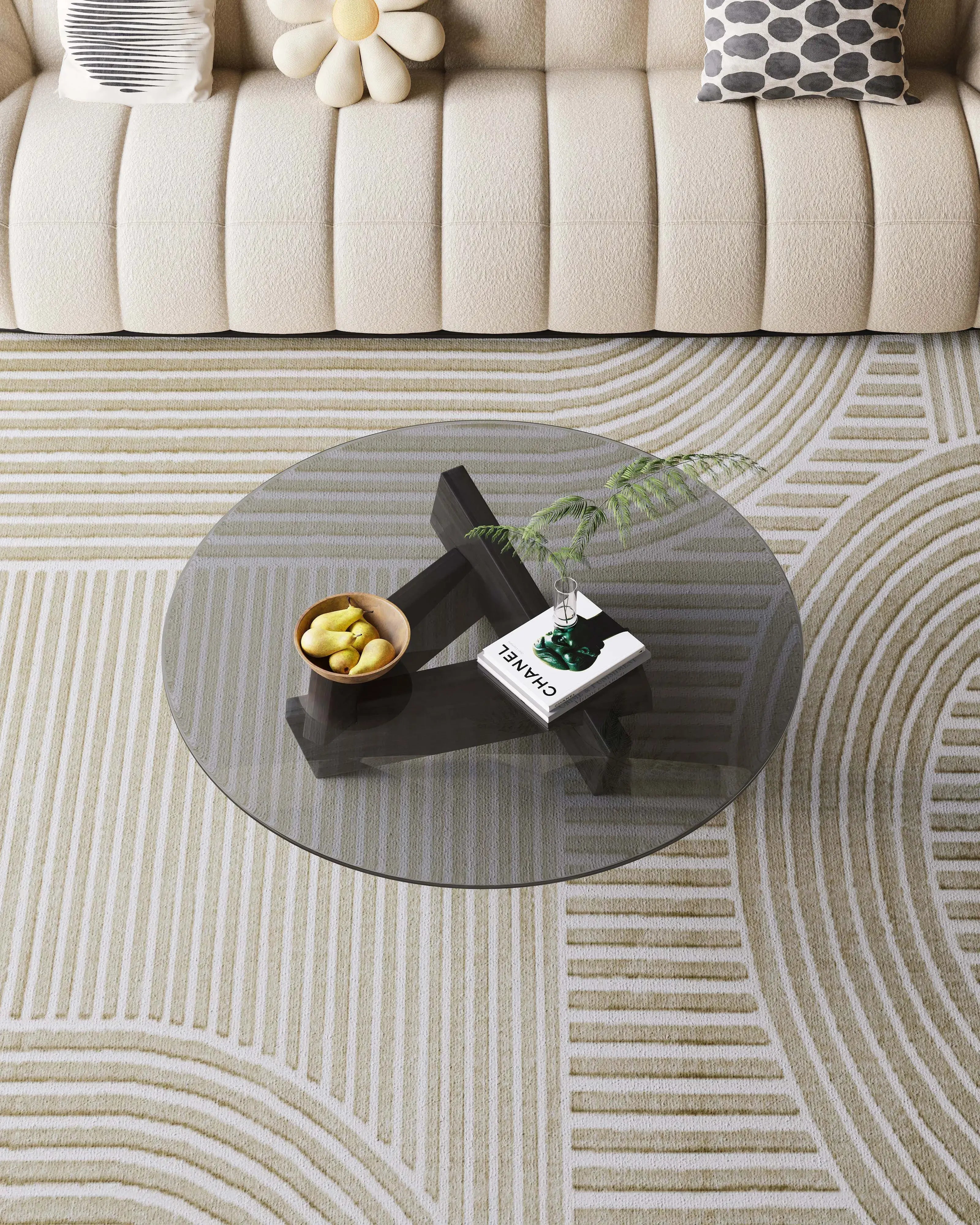 Modern Bear Marble Coffee Table