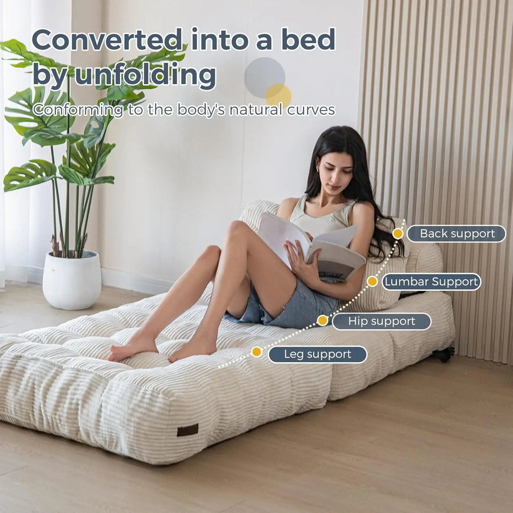 Foldable Fabric Sofa Bed