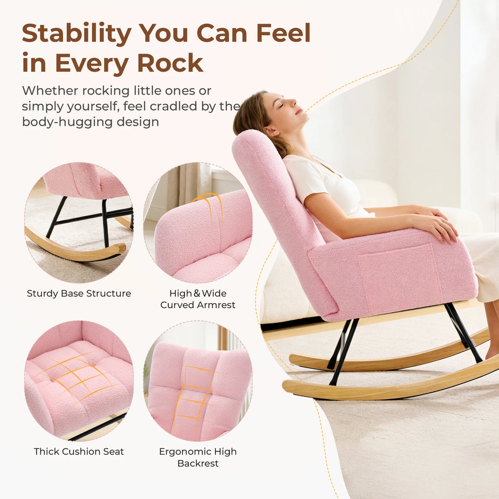 Teddy Upholstered Rocking Chair