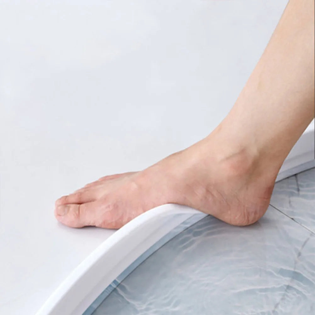 Flexible Silicone Shower Barrier Water Stopper