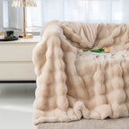 Luxury Rabbit Plush Winter Blanket