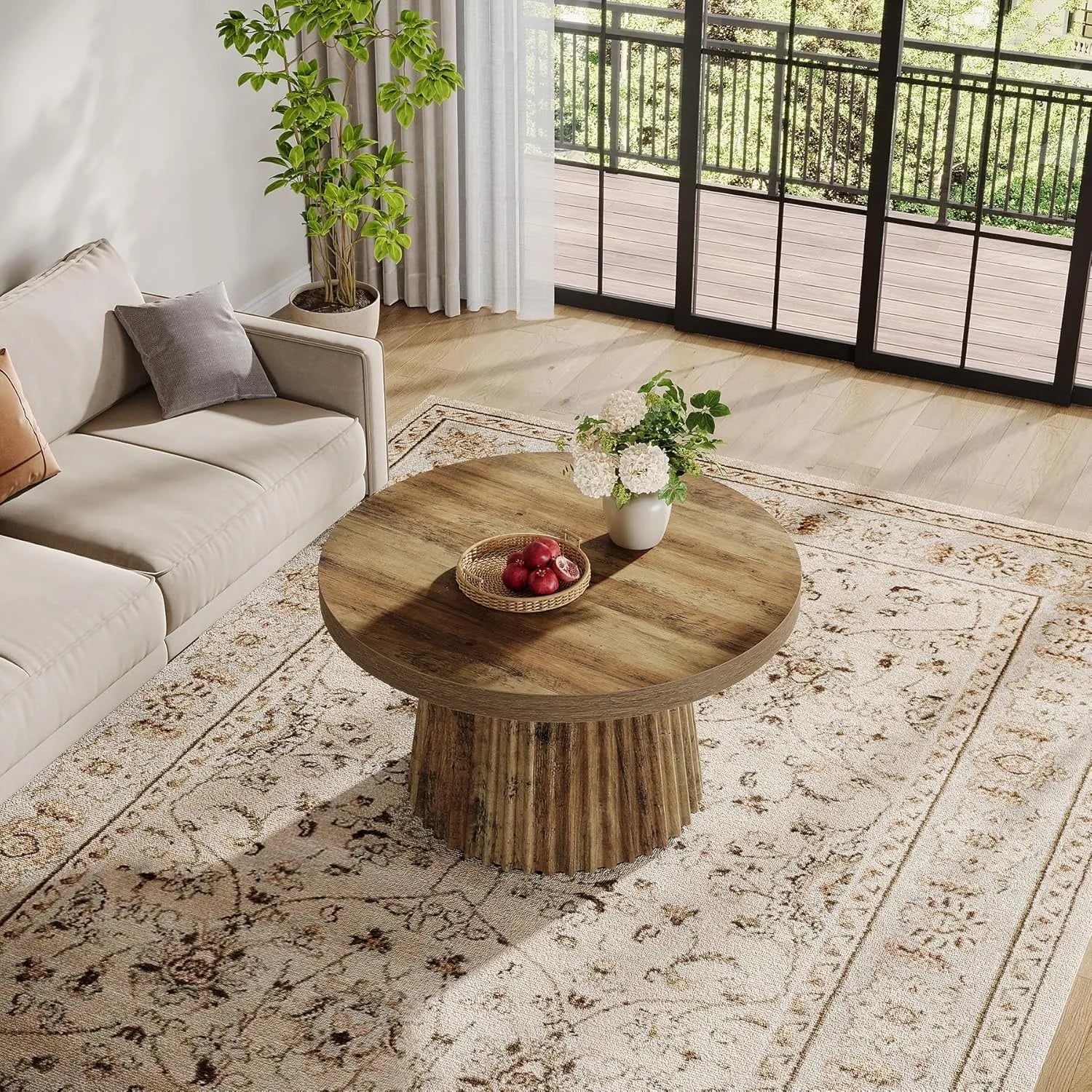 31.5-Inch Farmhouse Round Table