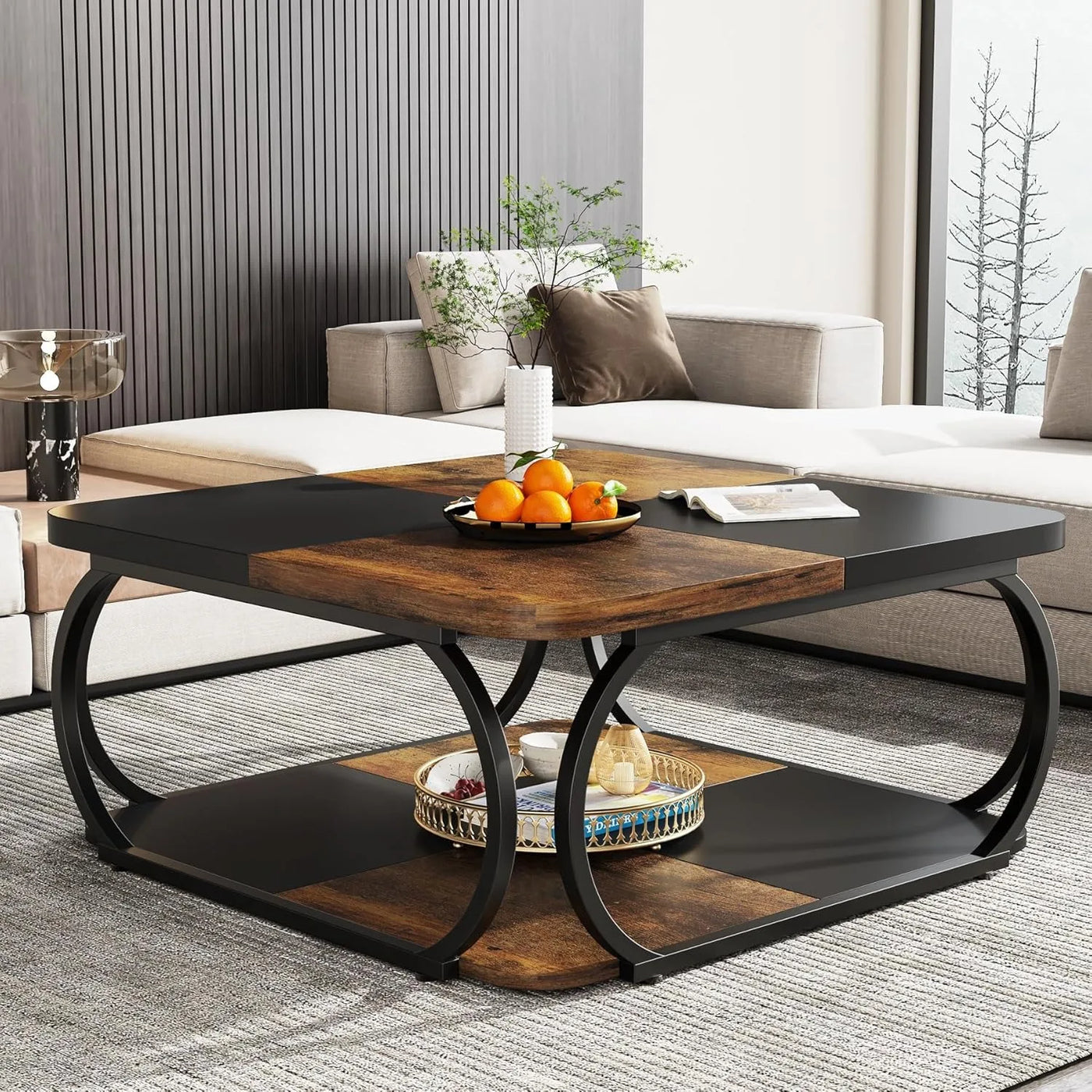 40-Inch Farmhouse Coffee Table