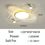 Modern LED Ceiling Lamp Dimmable